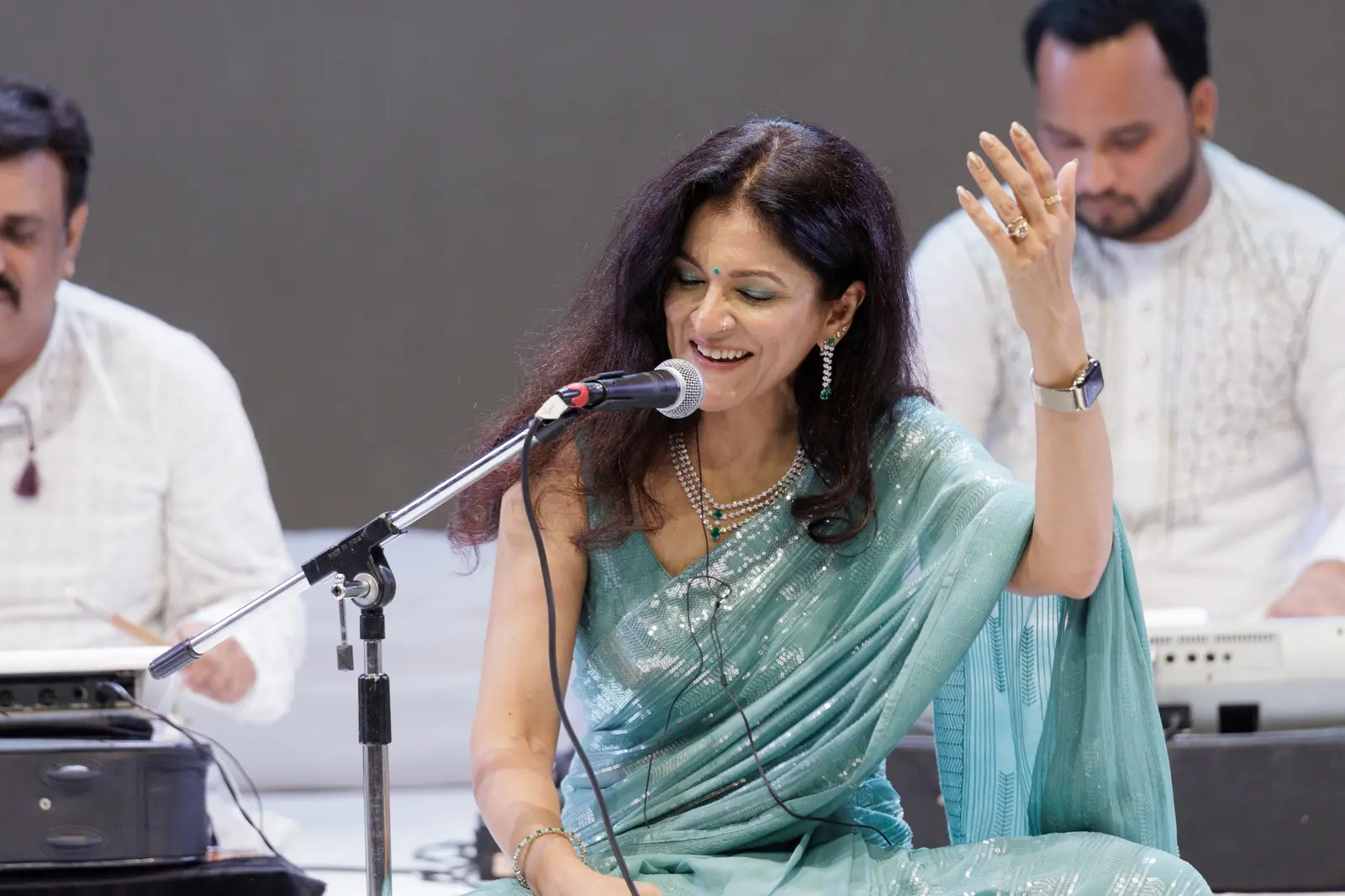 Meghnaa performing